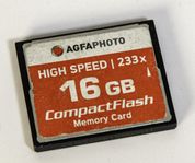 Compact Flash minneskort 16GB
