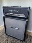 Hughes & Kettner 100w gitarrförs. & Kitty Hawk 4x12” hög