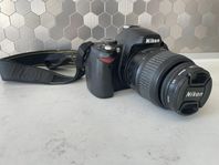 Nikon D40 med objektiv, väska och tillbehör 