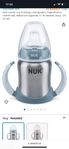Nuk leaner cup - stainless steel- blue