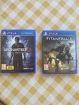 Uncharted 4 & Titanfall 2 för PS4