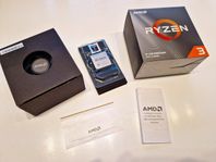 Processor: AMD Ryzen 3 3100 med CPU-kylare i kartong Nyskick