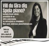 Växjö-Inspirerande Pianolektioner för vuxen o barn !