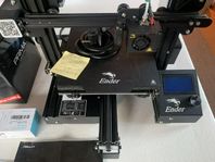 Ender 3 PRO 3D printer med plastrulle - moderkort behövs