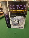 Denver 5,5" Svart/Vit TV med radio AM/FM