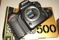Nikon D500 Kamerahus och Nikkor 28-300mm f/3,5-5,6G ED VR