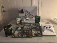 Xbox One med 11 Spel och Tillbehör