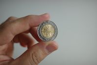 500 Lire Italian Coin 20th anniversary of EU election '99