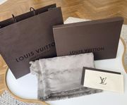 Louis Vuitton monogram classic shawl, sjal, med kvitto!