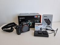 Sony a7ii (flash, extension tubes, 3 batteries)