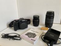 Canon EOS 550D - 2st objektiv samt tillhörande väska.