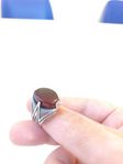 Agate Aqeeq silver ring 925