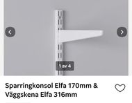 Sparringkonsol och Väggskena Elfa 