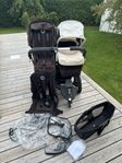 Bugaboo Donkey Duo barnvagn med 1 liggdel och 2 sittdel 