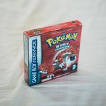 Pokémon Ruby med originalkartong