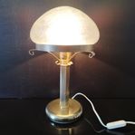 BORDSLAMPA Sjömarkens Armatur AB 1900-tal i glas