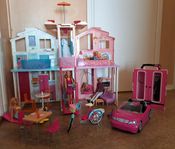 Barbie Hus bil cykel mm