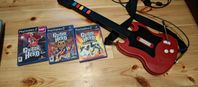 Guitar hero 3 spel och gitarr till PS2