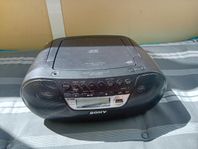 Sony CD-Spelare/FM-Radio/Kassettbandspelare