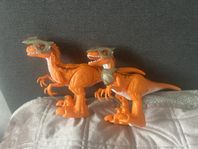 2 dinosaurier batteridrivna 