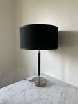 H&M HM home lampa bordslampa lampfot metall trä lampskärm