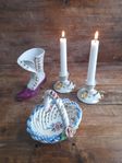 Retro Vas Ljusstake Korg Prydnad Shabby Chic Allt 95 kr!