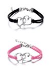 Double Heart Love Armband NYHET 