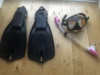 Scubapro mask, snorkel och snorkelfenor S/SX