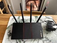 Asus WiFi6 router och Netgear Wifi extender