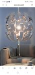 Designklassiker stor lampa Ps vit/silver