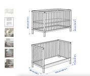 Spjälsäng Troll Baby Cot Set