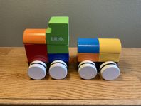 BRIO magnetiska trätåg för barn