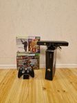 Xbox 360 slim 250gb med kinect (Nyservad)