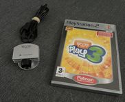 Eye Toy Play 3 + Eye Toy Kamera - Playstation 2 - PS2