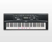 Yamaha EZ220 Key Lighting Keyboard med stativ.