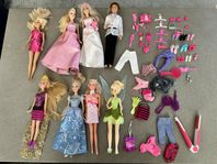 Barbie dockor med tillbehör