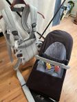 Bugaboo bee barnvagn, babysitter, bärsele