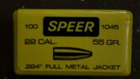 Speer 1045 FMJ 55gr