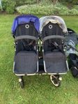 Bugaboo Donkey Duo med tillbehör, fin och ej solblekt