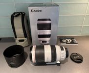 Canon EF 100-400mm f/4.5-5.6 L IS II, Nyskick! 