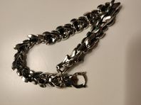 Silver dragon bracelet