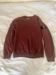 Stone Island Sweatshirt, Vinröd (M)