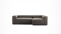 Decotique Grand 3-sitssoffa Divan Höger Mole brown 