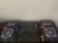 Pioneer DJ utrustning - 2x CDJ Nexus 2000 + DJM Nexus 900