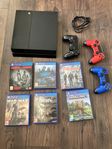 Playstation 4 + 6 spel