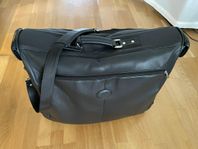 Leather travelbag, weekendväska i läder