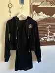 Juicy Couture svart tracksuit - hoodie & byxa