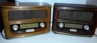 Vintage Retro FM/AM Radio i trä 2 st. för endast 990 kr