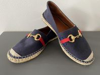 Marinblåa espadrillos från Morris Lady i strl 37