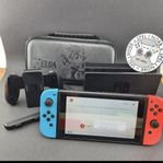 Nintendo switch + displayskydd, 512gb sd kort,zelda väska